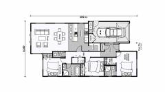 Rangitata 144m2 floor plan
